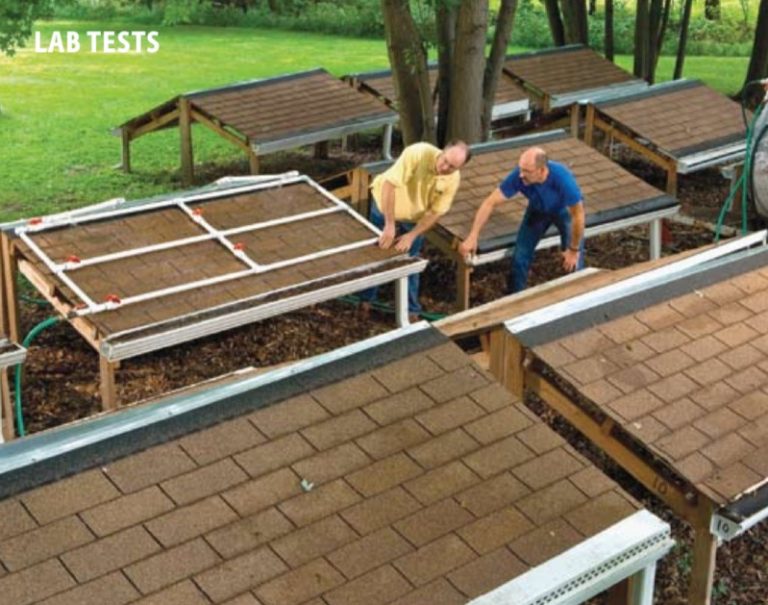 consumer reports tests gutter guards pm sections of roof under trees