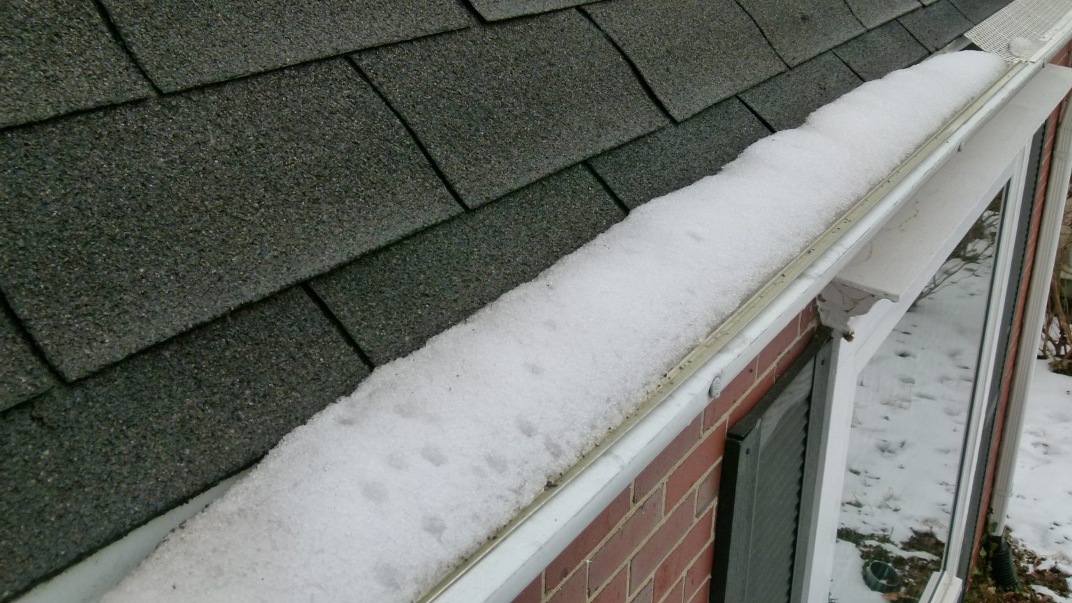 Damn Ice Dams Gutter Guard Snow and Ice Tests Continue GutterTalk