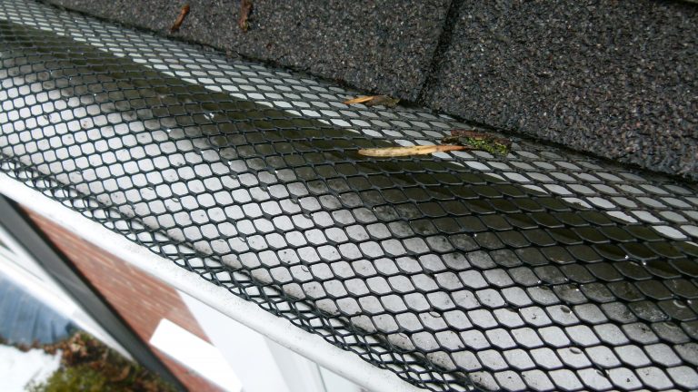 Expanded metal gutter guard