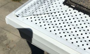 Close up of Gutter RX