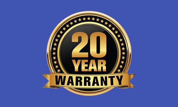 20 Year Warranty