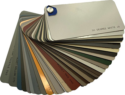 Gutter Guard is available in 12 popular colors