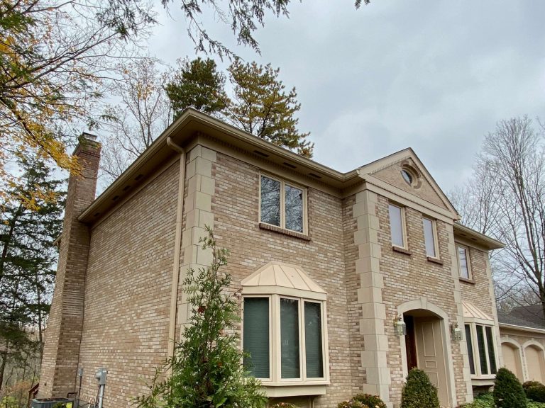 Mastershield gutter guards replaced on residential property in Loveland Ohio