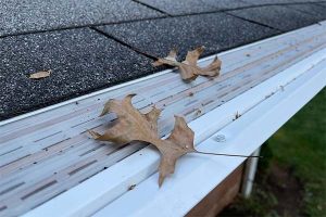 mastershield gutter guards installed on a home in north canton ohio